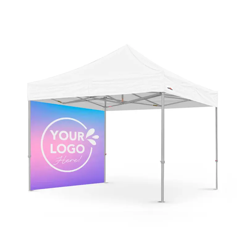 10' Custom Printed Pop-Up Tent Canopy Wall 1