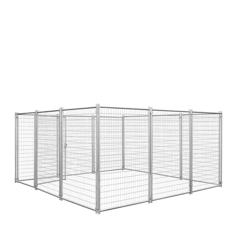 12' X 12' Galvanized Dog Kennel, Easy Assembly, Weather-Resistant, Tmg-Dcp12 1