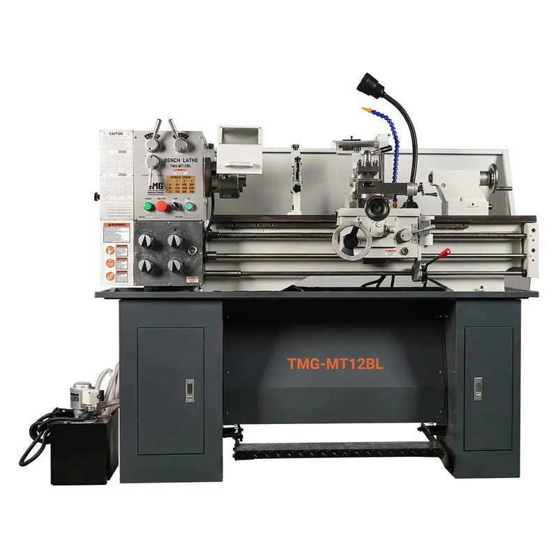 12" X 37" Lathe Machine With 1.5 Hp Motor, 64–1500 Rpm, Asa D1-4 Spindle, Metric & Imperial Threading, Tmg-Mt12bl 1