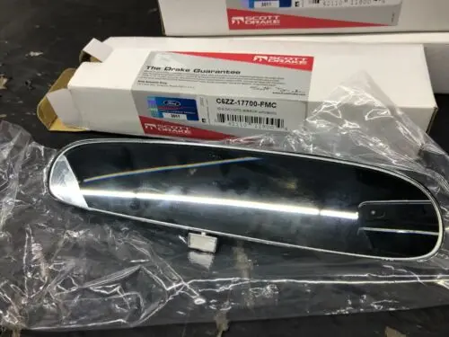 1965-66 Ford Mustang Rear View Mirror Day/Night With Fomoco Logo C6zz-17700-Fmc 1