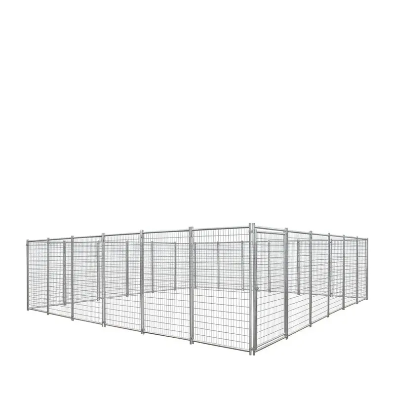 24' X 24' Galvanized Dog Kennel, Easy Assembly, Weather-Resistant, Tmg-Dcp24 1
