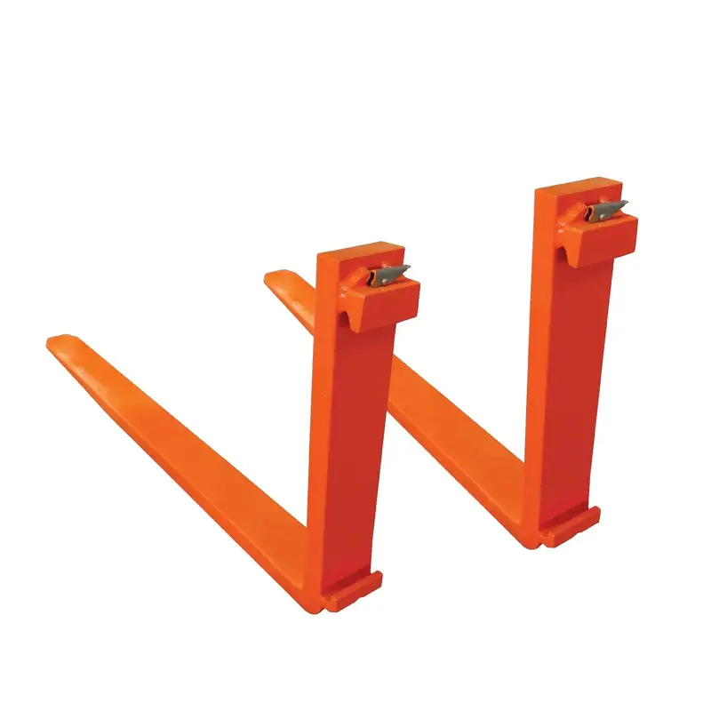 60" 3 Ton Pallet Forks, 4620 Lb Load Capacity, Tapered & Polished, Boron-Carbon Steel, Class Iii A Compatibility, Quick Assembly/Mounting, Sold By Pair, Tmg-Pf360 1