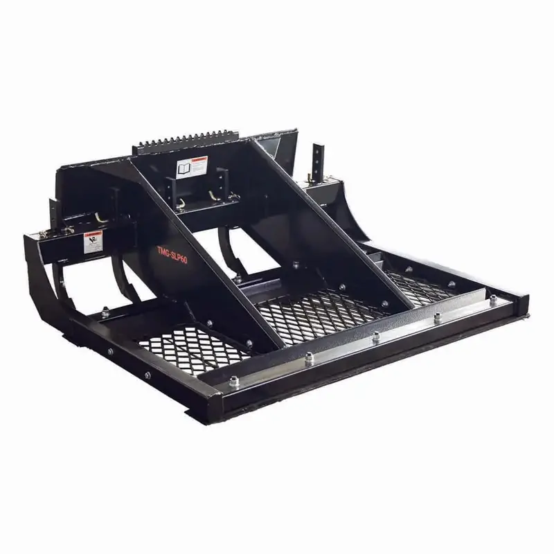 60" Skid Steer Land Plane, Adjustable & Reversible Scarifier Teeth, Bolt-On Cutting Blades, Removable Sift Screen Tmg-Slp60 1