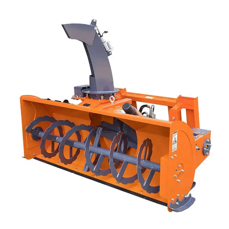 72" Skid Steer Snow Blower, 45-75 Hp Loader Required, 24" Diameter Impeller, 360° Motor Driven Snow Chute, Tmg-Ssb72 1