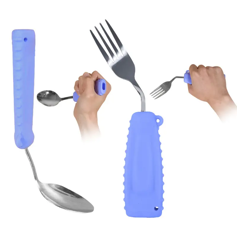 Adaptive Utensils - Curved Angled Spoon & Fork 1