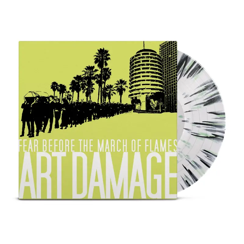 Art Damage • White W/ Black And Mint Green Splatter • Limited To 250 1