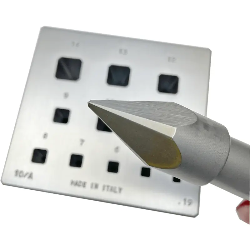 Bezel Forming Block 10/A, Square(Cut Corners), 4-14Mm ,17°, 11Holes 1