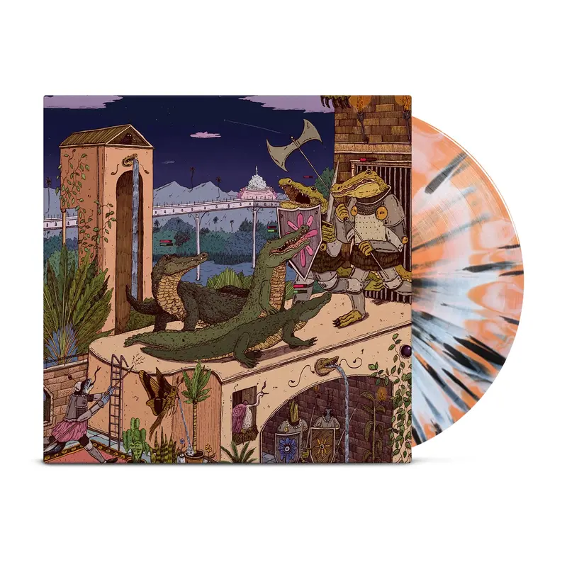 By A Thread - Orange/White Starburst W/ Black Splatter Vinyl Lp - Limited To 100 1