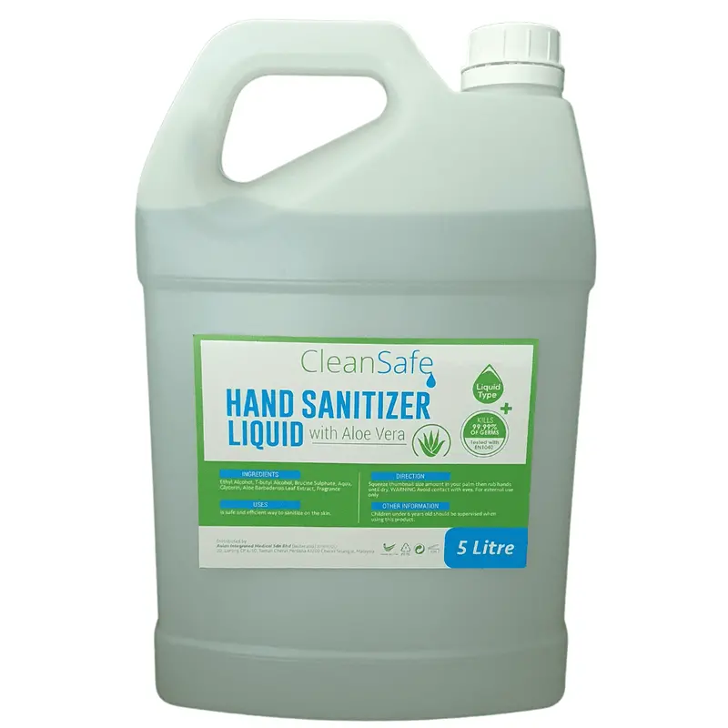 Cleansafe Hand Sanitizer Liquid 5 Litre 1