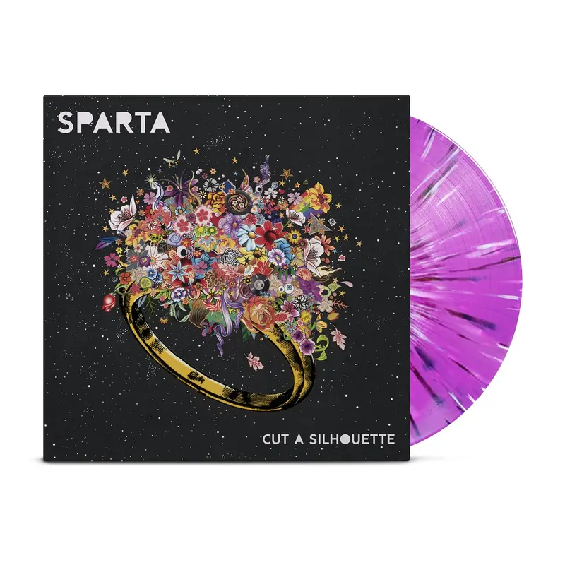 Cut A Silhouette - Lilac W/ Black & White Splatter Vinyl Lp 1