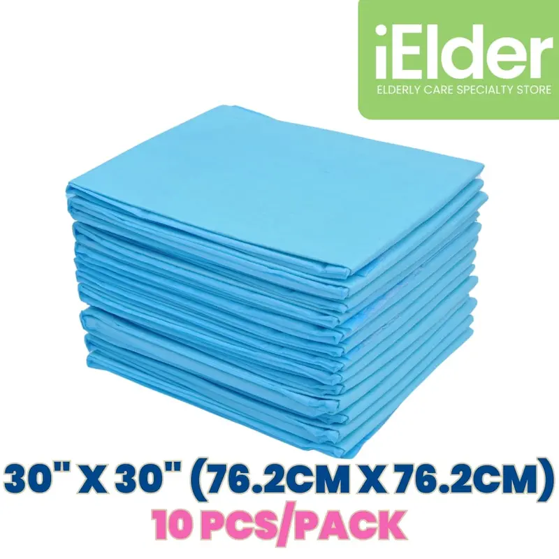 Disposable Underpad Adult 30"X30" (76.2Cmx76.2Cm) (10Pcs/Pack) 1