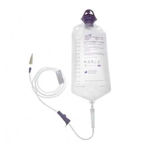 Exteral Feeding Bag With Attached Pump Set | Amsino 1