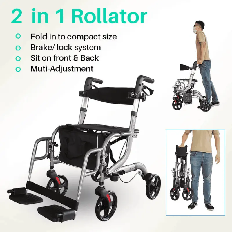 Foldawheel Walker (Rollator) 1