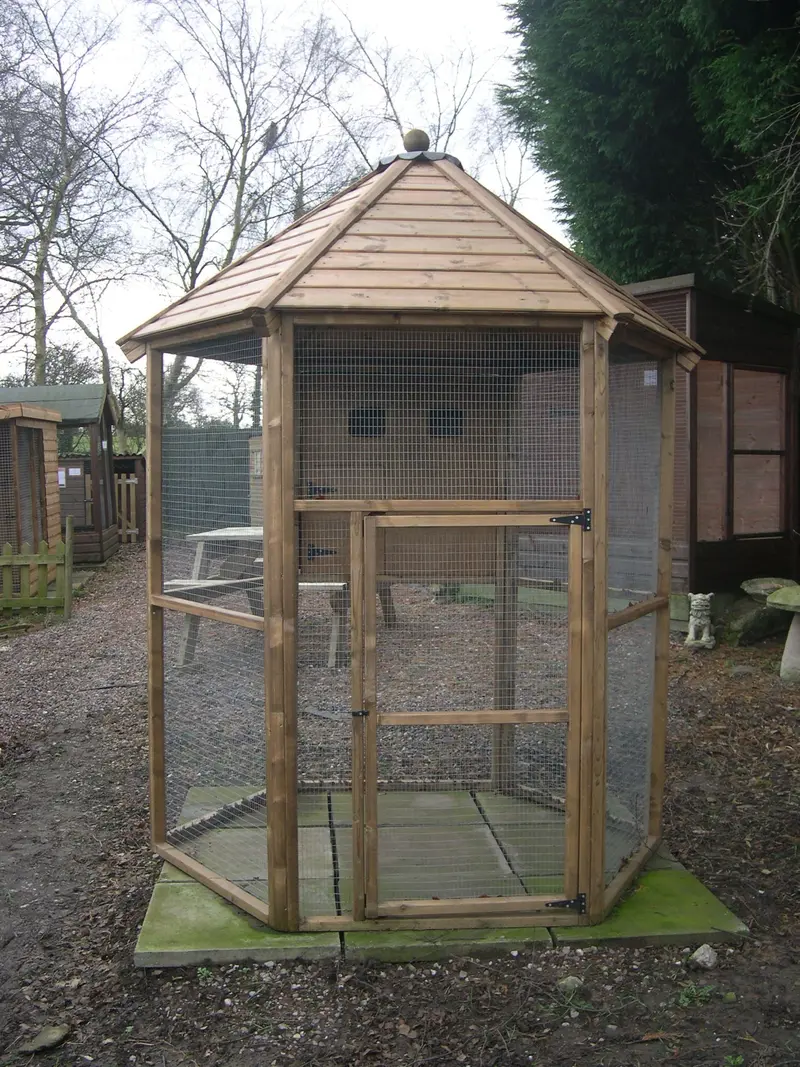 Hexagonal Cat Aviary 1