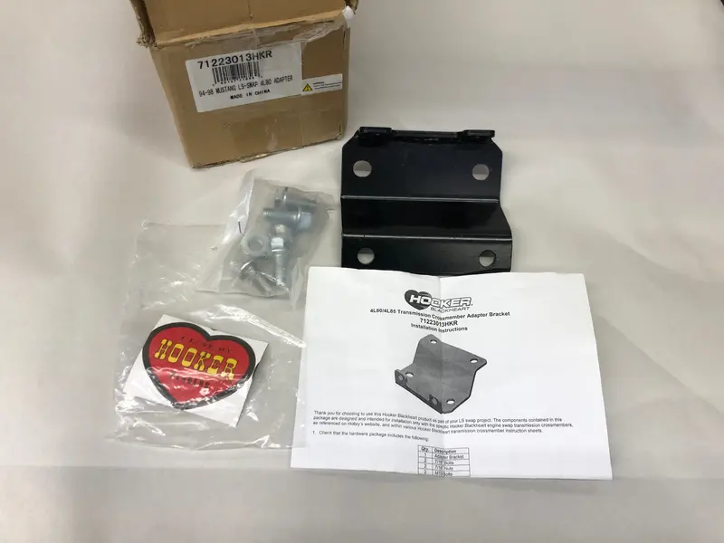Hooker Blackheart 71223013Hkr Trans Adapter 94-98 Mustang Ls Swap 4L80e/4L85e 1