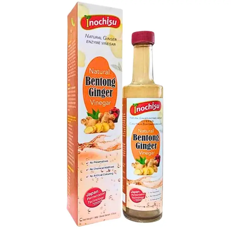Inochisu Natural Enzyme Vinegar (Bentong Ginger) 375Ml 1