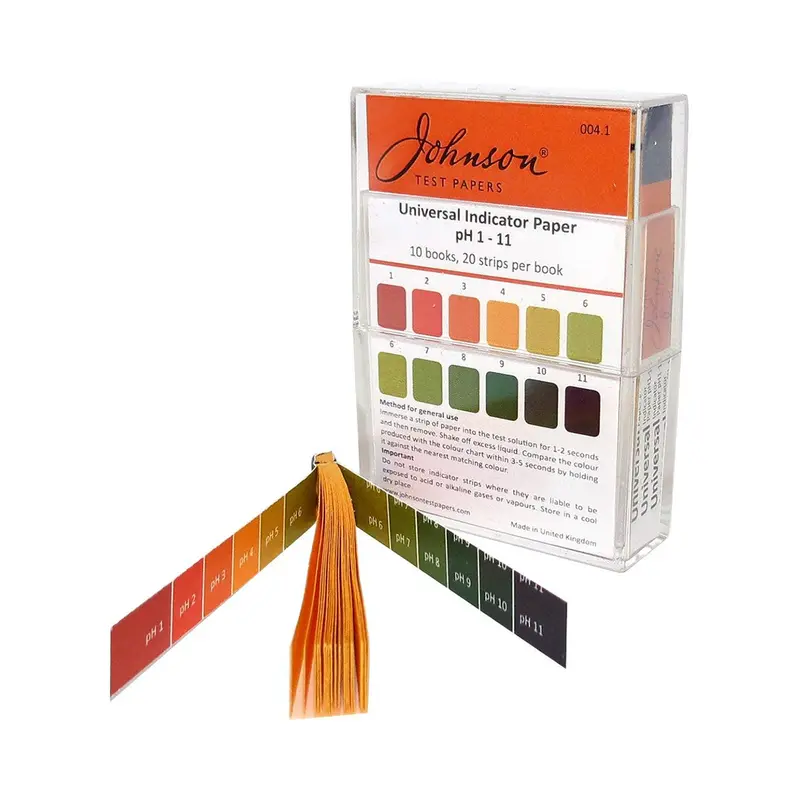 Johnson Universal Ph Indicator 1-11 (Pkt) 1