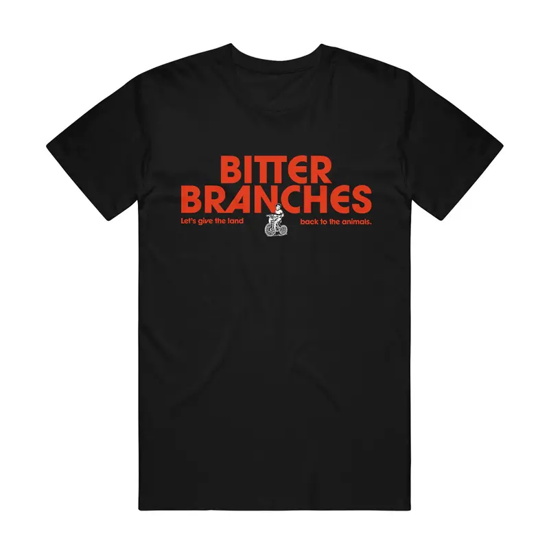 Let's Give The Land Back To The Animals - Black T-Shirt 1