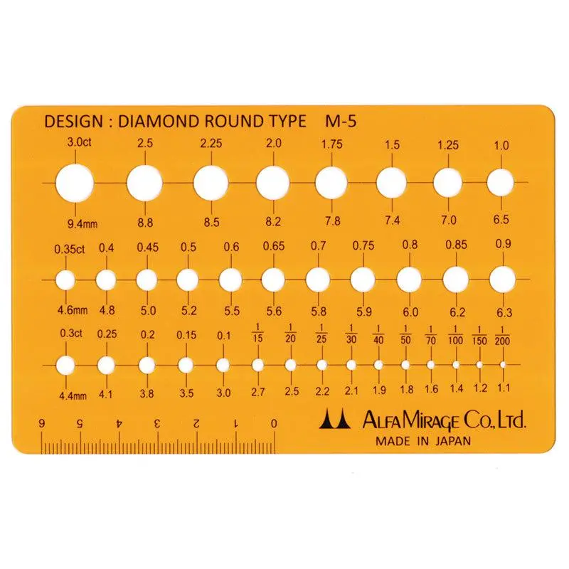 Modeling Template Diamond Round Type M-5 1