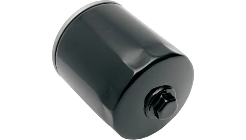 Oil Filter With Nut - Black - Twin Cam/M8 1