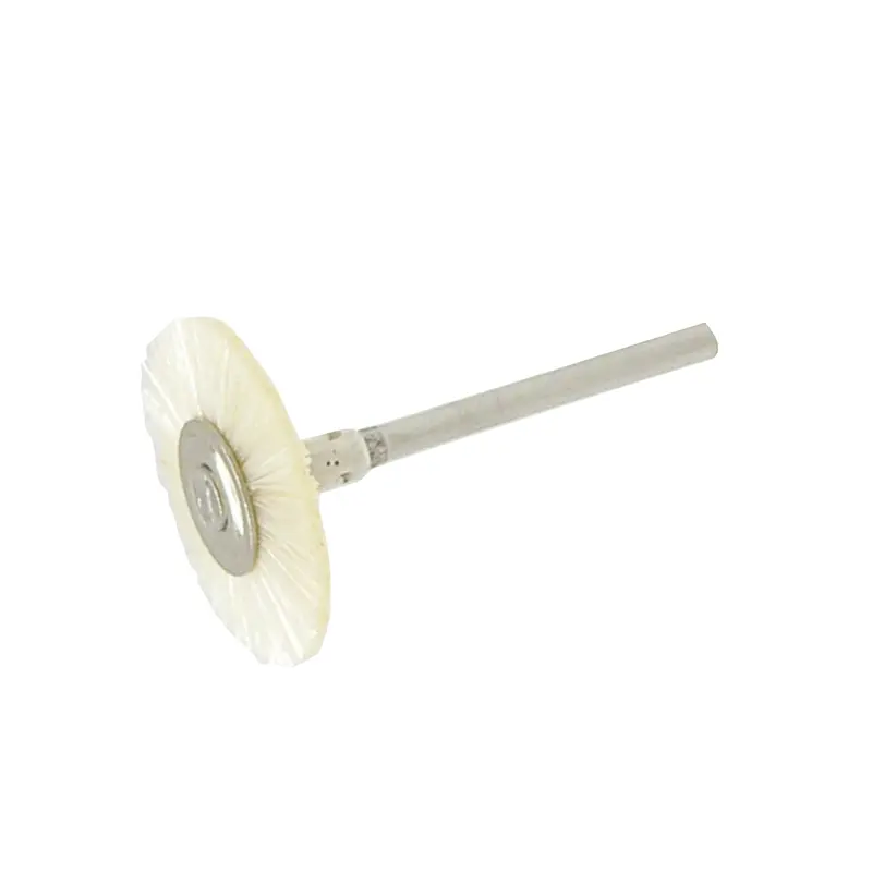 Polirapid Germany Bristle Brush Wheel, 21Mm White Stiff (P) 1