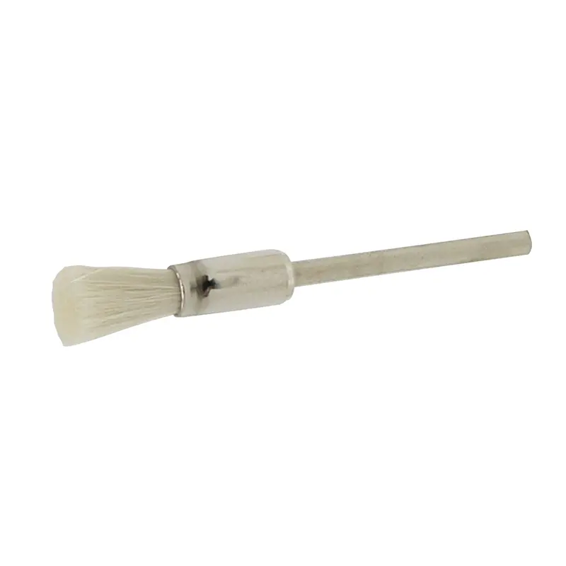 Polirapid Germany Long End Brushes On Mandrels, White Soft Porte 1
