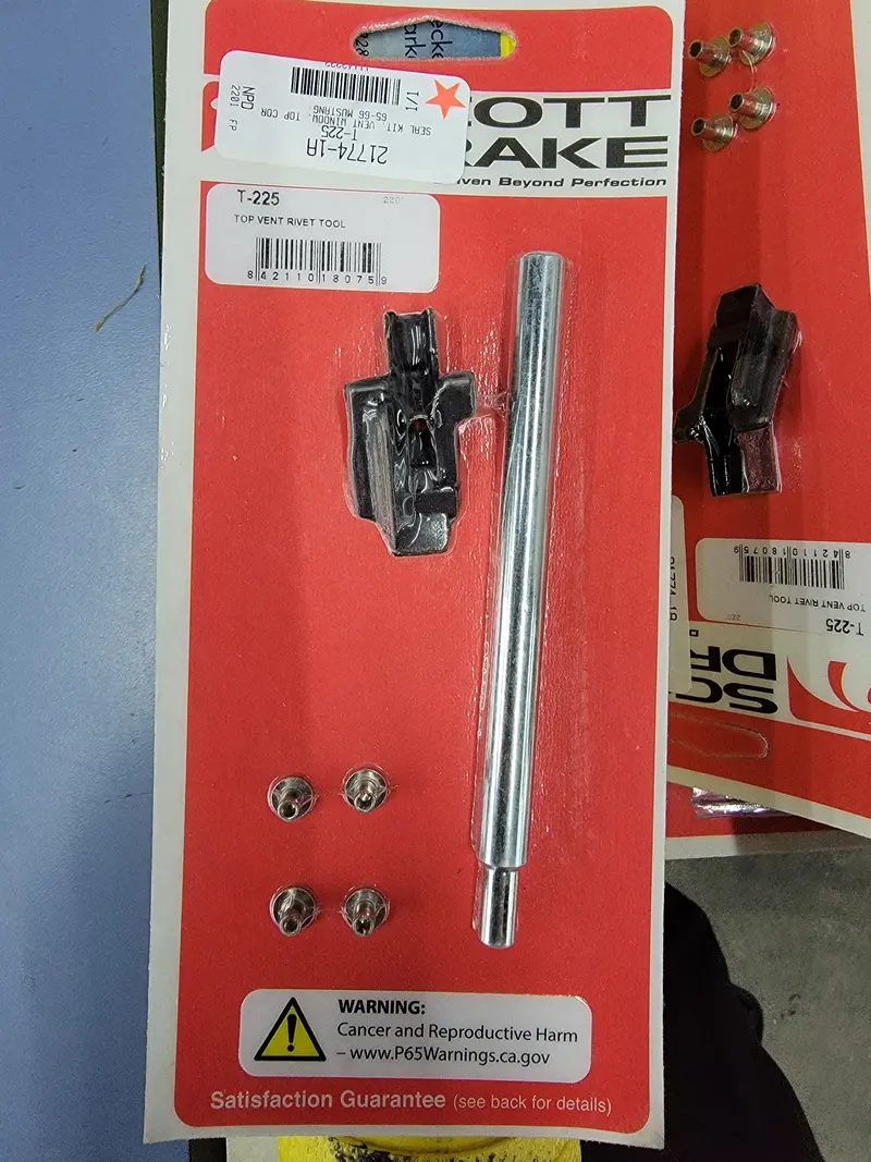 Scott Drake Top Vent Rivet Tools T-225 1
