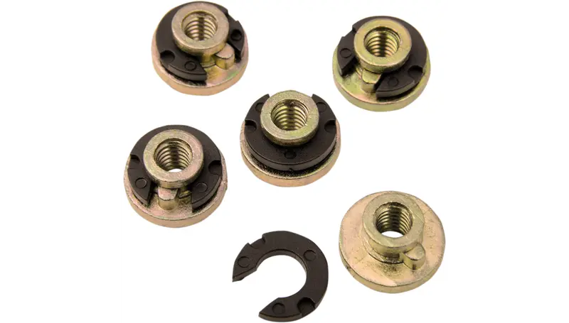 Seat Mount Nut - 1/4"-20 And Replacement "E" Clip 1