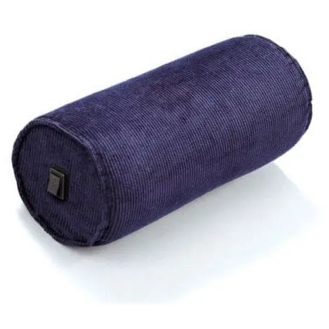 Soft Vibrating Neck Roll Vibration Tactile Pillow Massager Pain Relief 1