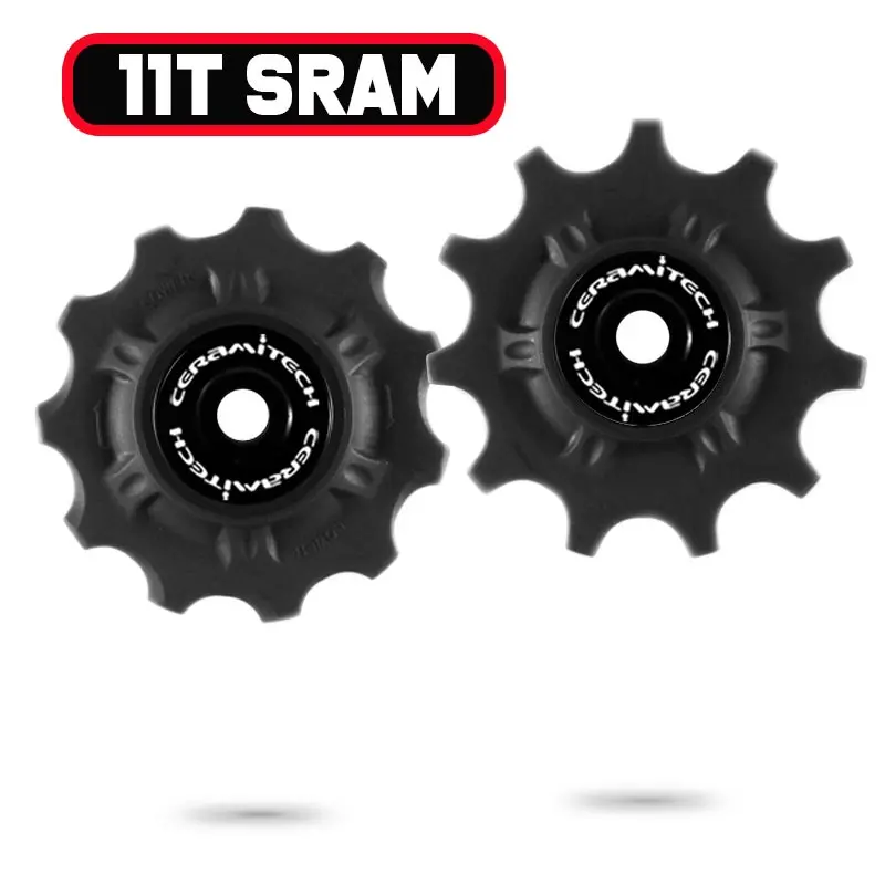 Sram 10 Speed Mtb Ceramitech Pulley Set (Set Of 2), 11 Tooth 1
