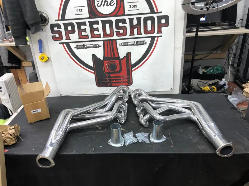 Summit G9112 Racing Metallic-Ceramic Coated Header 1968-87 Chevy Gmc Bbc 1