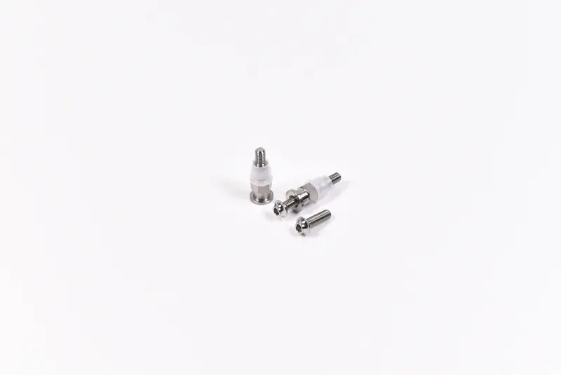 Team Associated 10Mm Titanium Upper Shock Mounts W/ Delrin Bushing 1