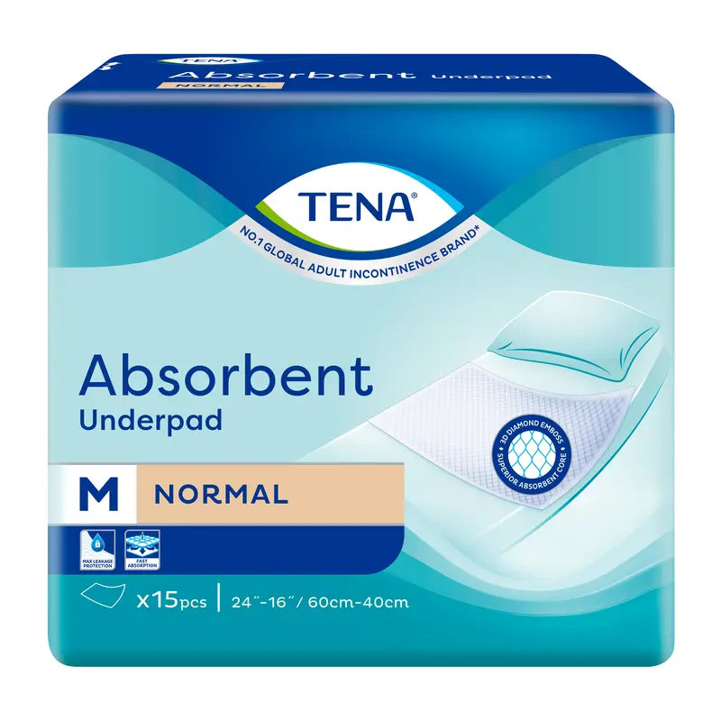Tena Absorbent Underpad Normal M 60 X 40Cm 1