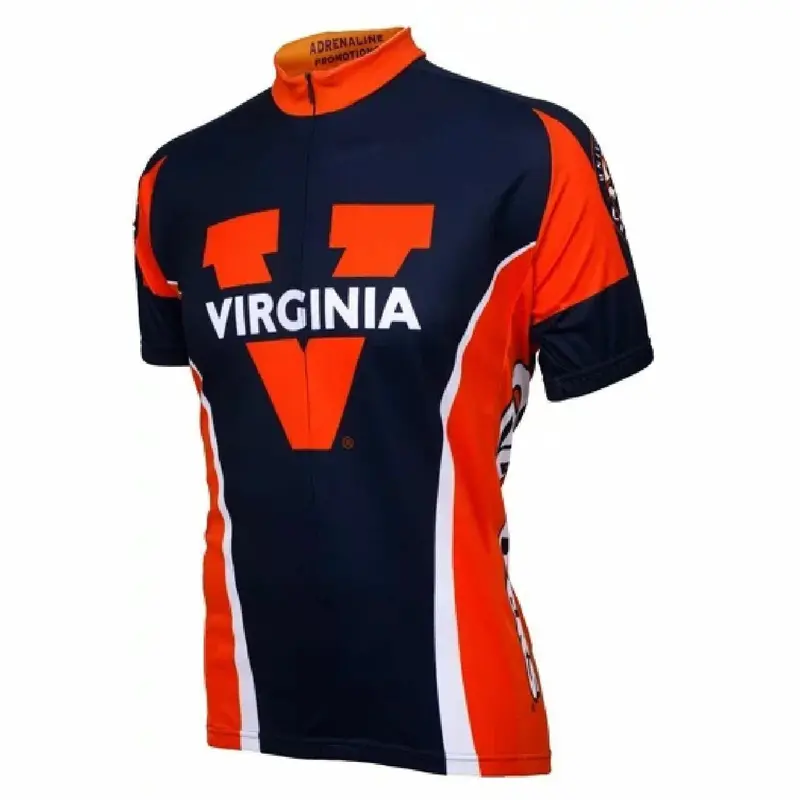 University Of Virginia Cavaliers Cycling Jersey 3/4 Zip Men's Xl -Bm1 1