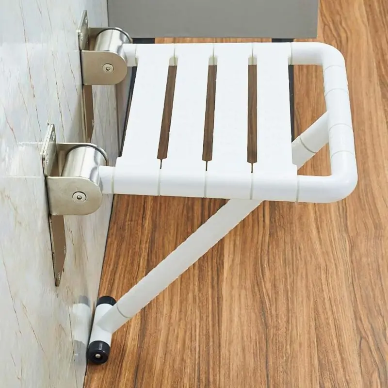 Wall-Mounted Foldable Shower Stool / Seat 1