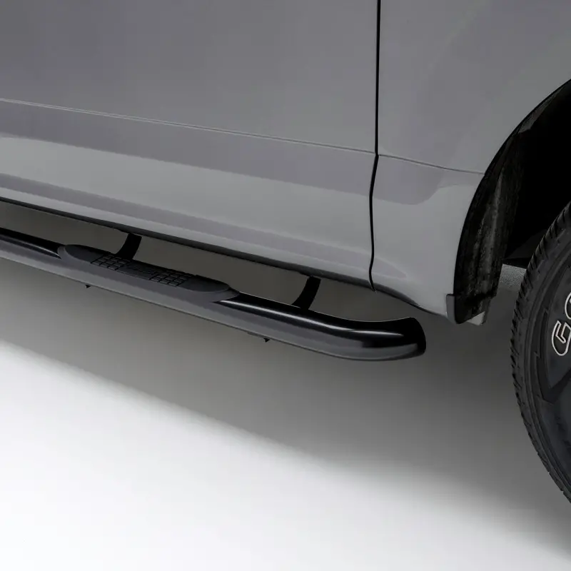 Aries 204031 3" Round Black Steel Side Bars, Select Traverse, Acadia, Outlook For Select Chevrolet Traverse 1