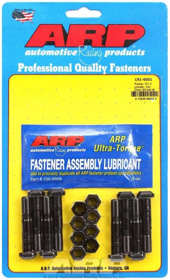 Arp 191-6001 Pontiac Connecting Rod Bolt Kit – Designed For Iron Duke 4-Cylinder Engines 1