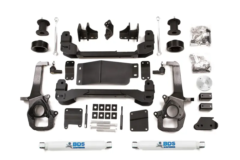 Bds Suspension 670H 4" Front / 2" Rear Lift Kit For 2013 Dodge Ram 1500 4Wd 1
