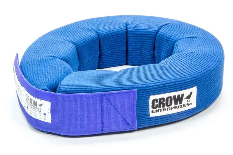 Crow Safety Gear 20163 Sfi 3.3-Certified Knitted Blue Neck Collar – 360° Coverage 1