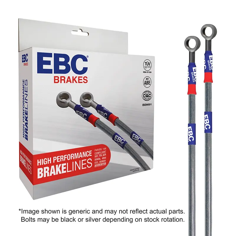 Ebc Bla7117-2L Stainless Steel Braided Brake Line Kit 1