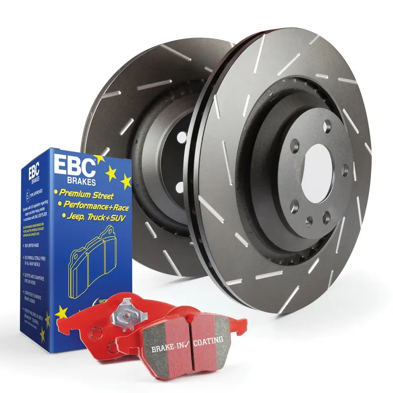 Ebc Brakes S4Kf1468 Performance Brake Kit – Redstuff Pads & Usr Rotors 1