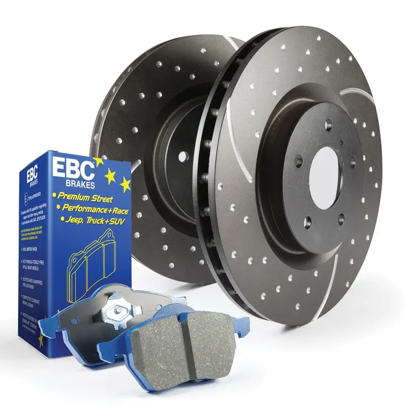 Ebc Brakes S6Kr1182 High-Performance Brake Kit – Bluestuff Pads & Gd Drilled Rotors 1