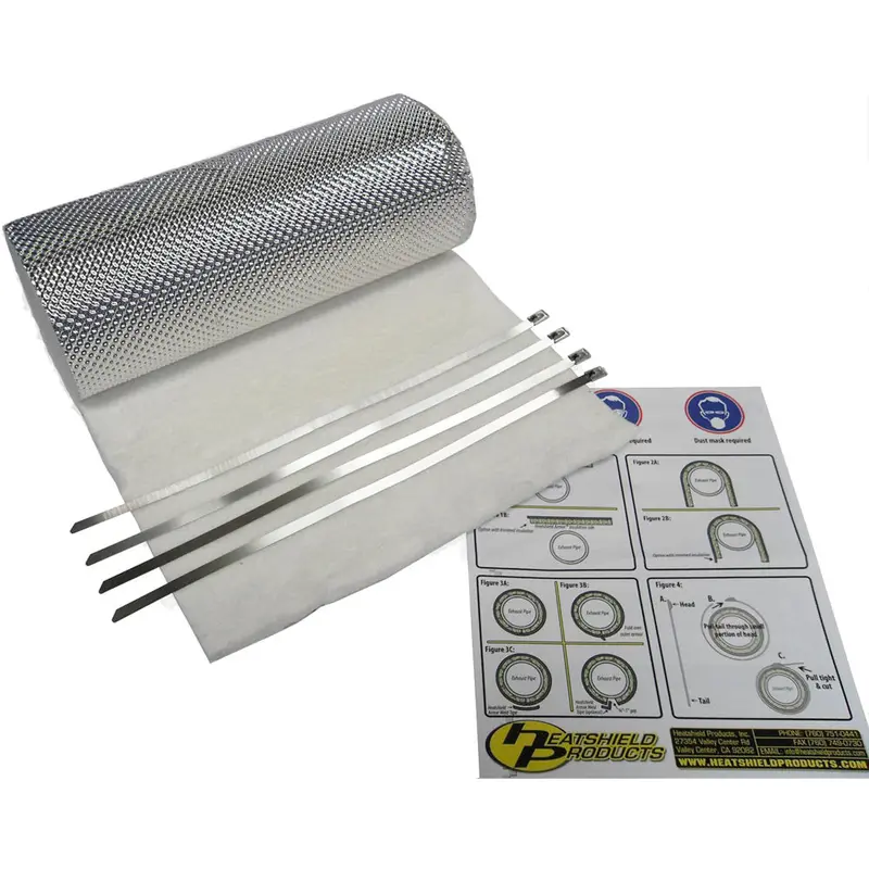 Heatshield Products Header Armor Wrap – 1/2" Thick Thermal Barrier Mat (24" X 1/8") 1