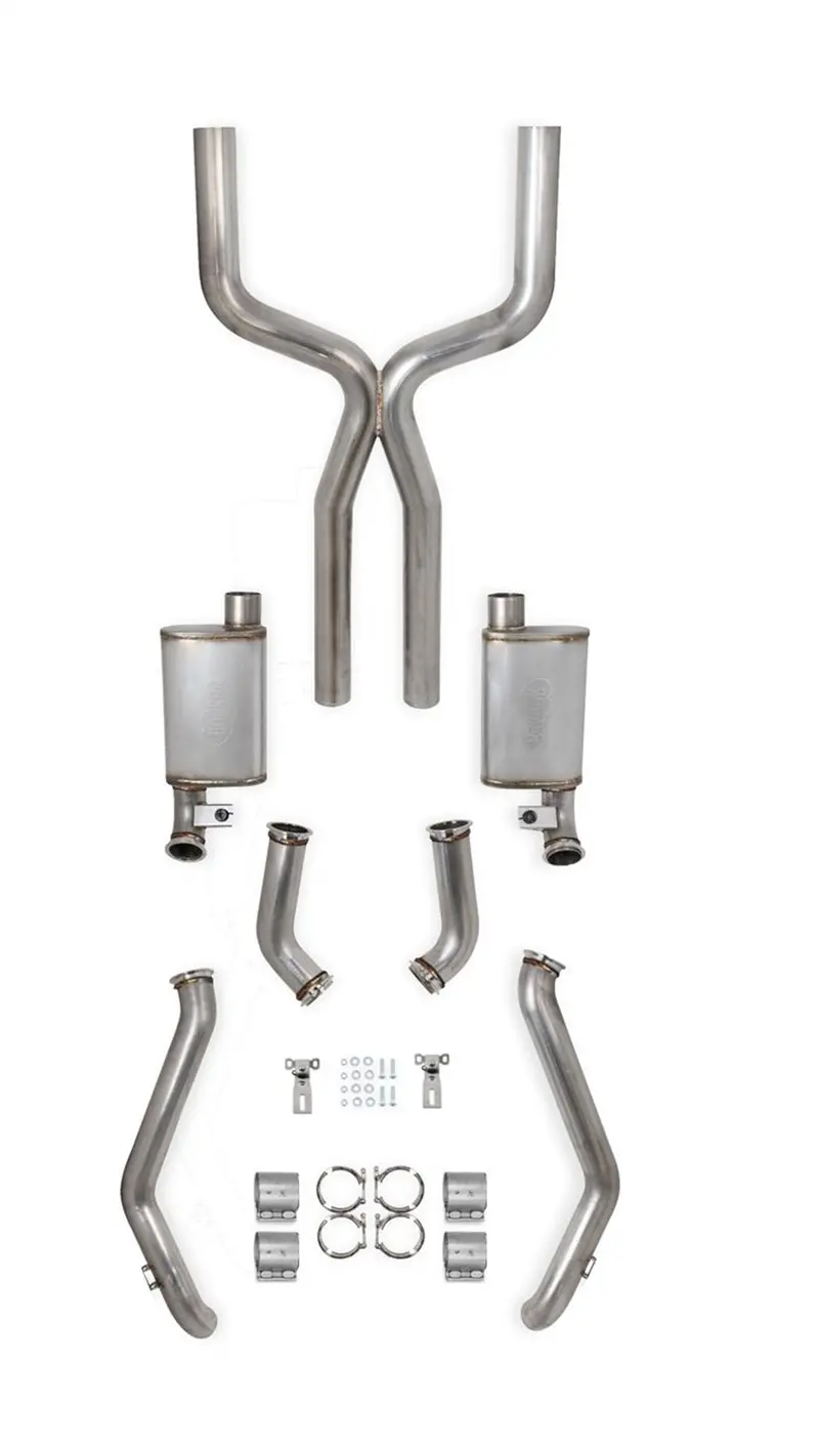 Hooker Blackheart Header-Back Exhaust System – Full Rear-Exit Package For Muscle Cars (705013109Rhkr) 1