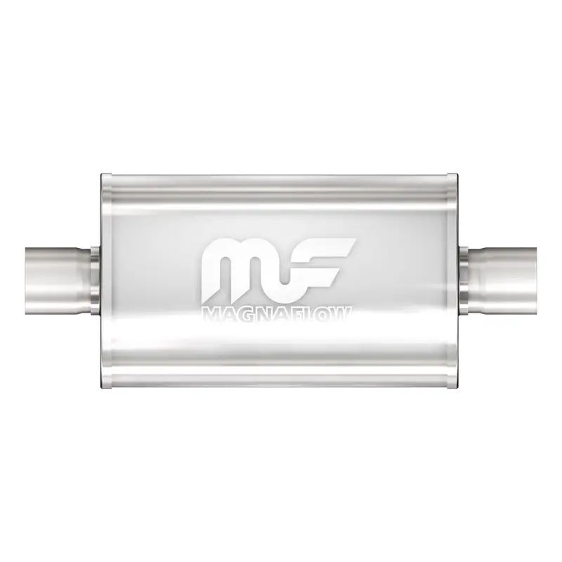Magnaflow 14216 Universal 2.5-Inch Dual-Inlet/Dual-Outlet Performance Muffler 1