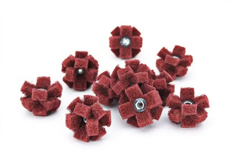 Powerhouse Cross Buffs – 1-1/2 Inch Medium Grit, 10-Pack (351910) 1