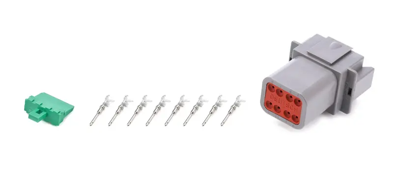 Quickcar Racing 71-381 Deutsch 8-Pin Plug Receptacle – Industrial-Grade Connector 1