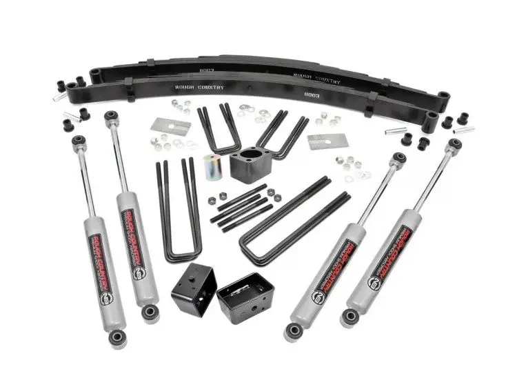Rough Country 4-Inch Suspension Lift Kit – Compatible With Dana 60 Axles & 1978–1993 Dodge Ram Trucks (311.2) 1