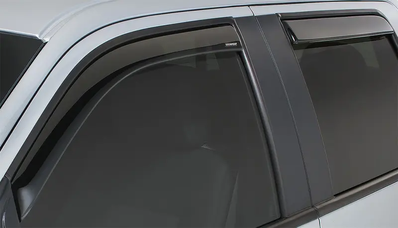 Stampede Snap-Inz™ In-Channel Side Window Deflectors – 4-Piece Smoke Set (41074-2) 1