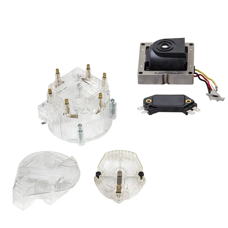 Top Street Performance Jm6993Cl Hei Distributor Kit – Clear Cap, 6-Cylinder Male Shaft 1